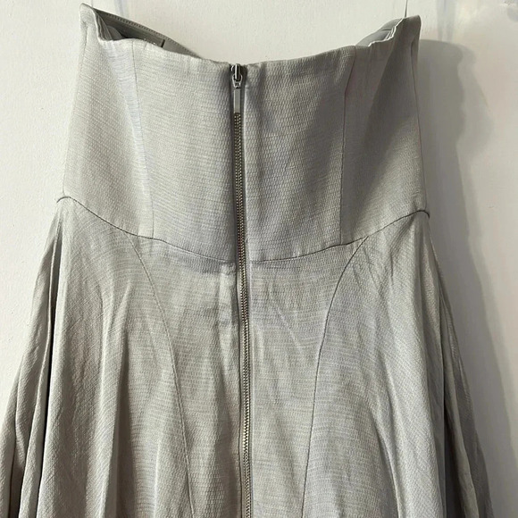 Keepsake the Label With You Dress Pale Gray Strapless Revolve Asymmetric - Picture 6 of 11